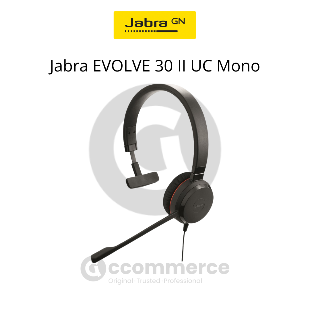 Jabra Evolve 30 Ii Uc Mono Headset Accommerce