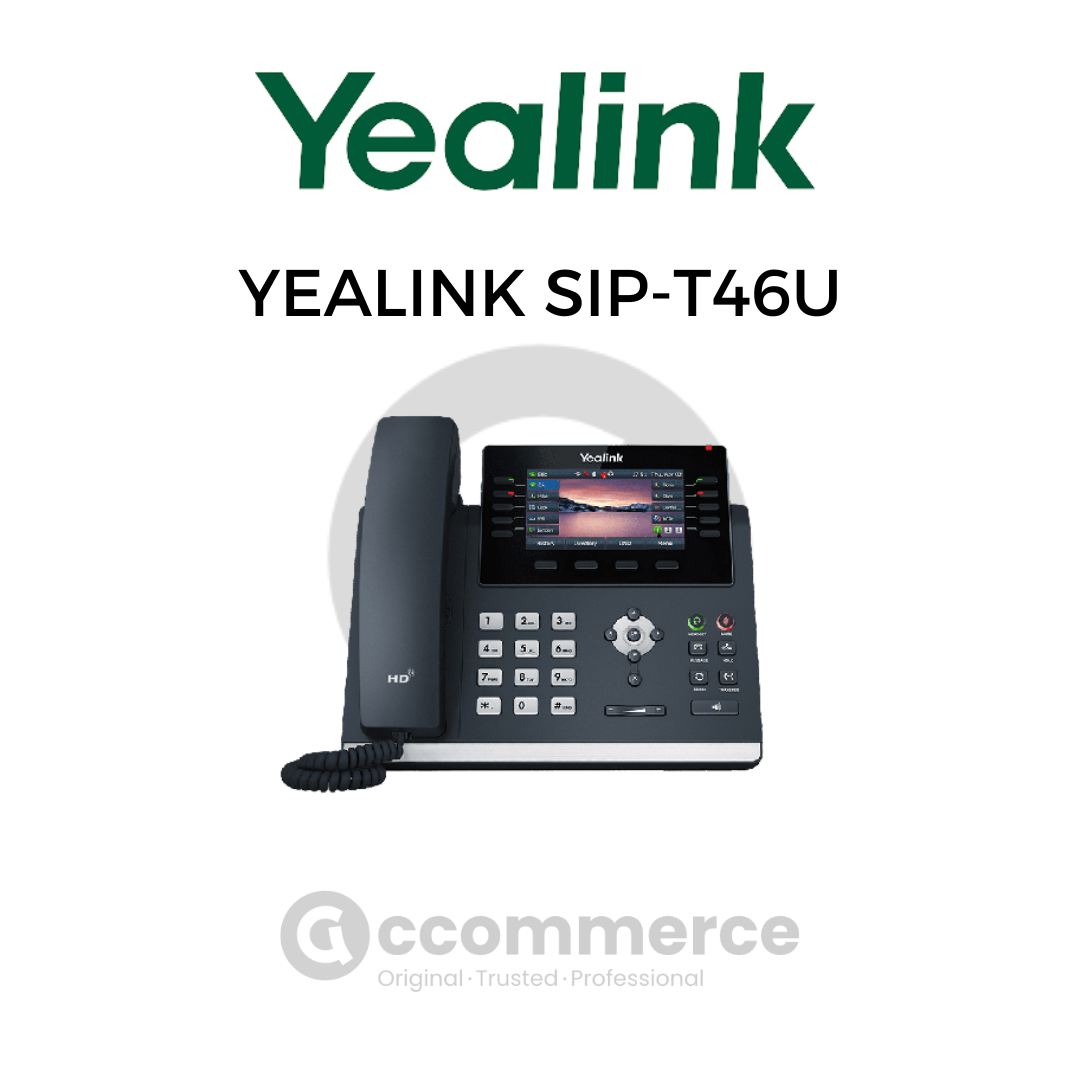 YEALINK SIP-T46U Revolutionary SIP Phone - Accommerce