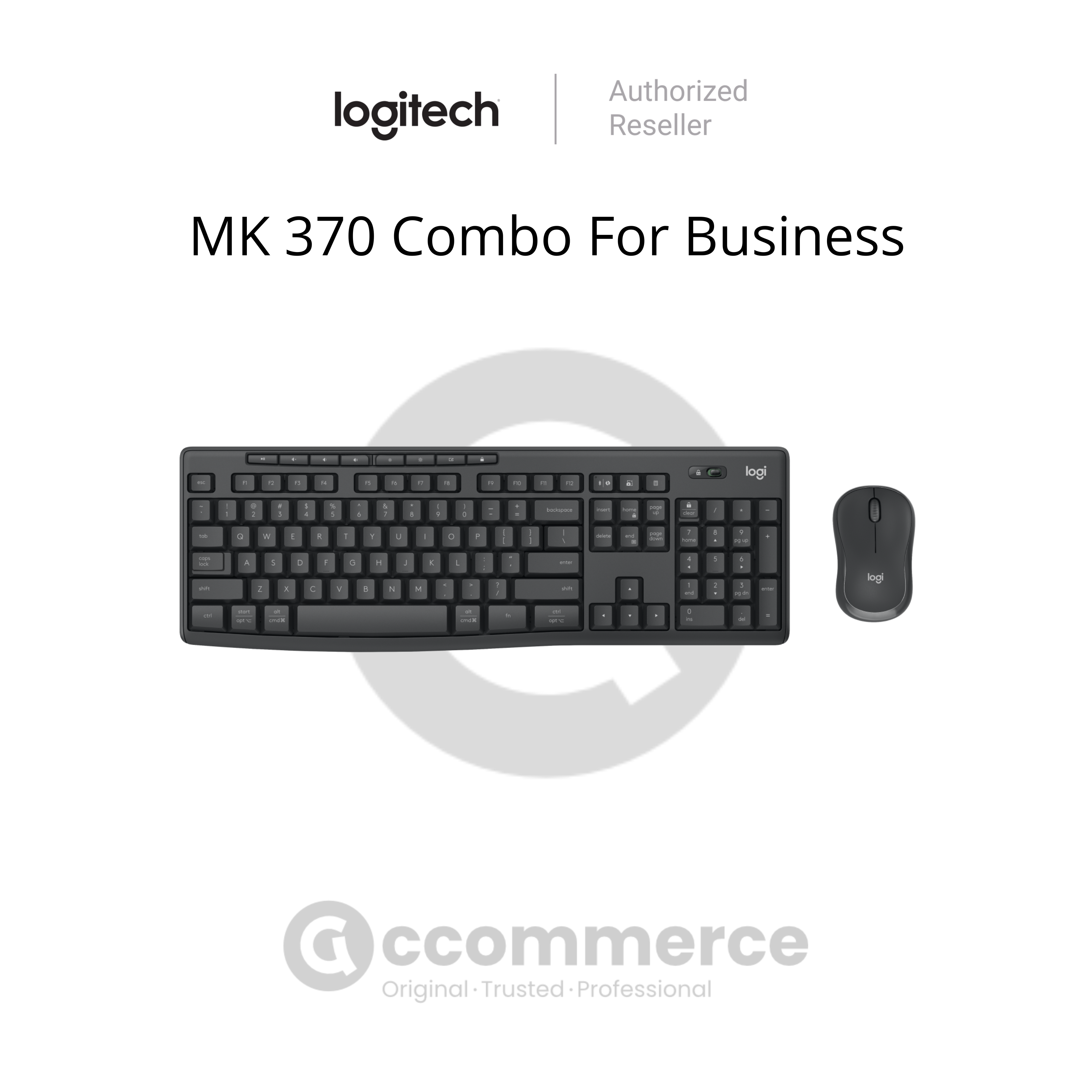 Logitech Mk 370 Combo For Business Silent Touch Accommerce 2843