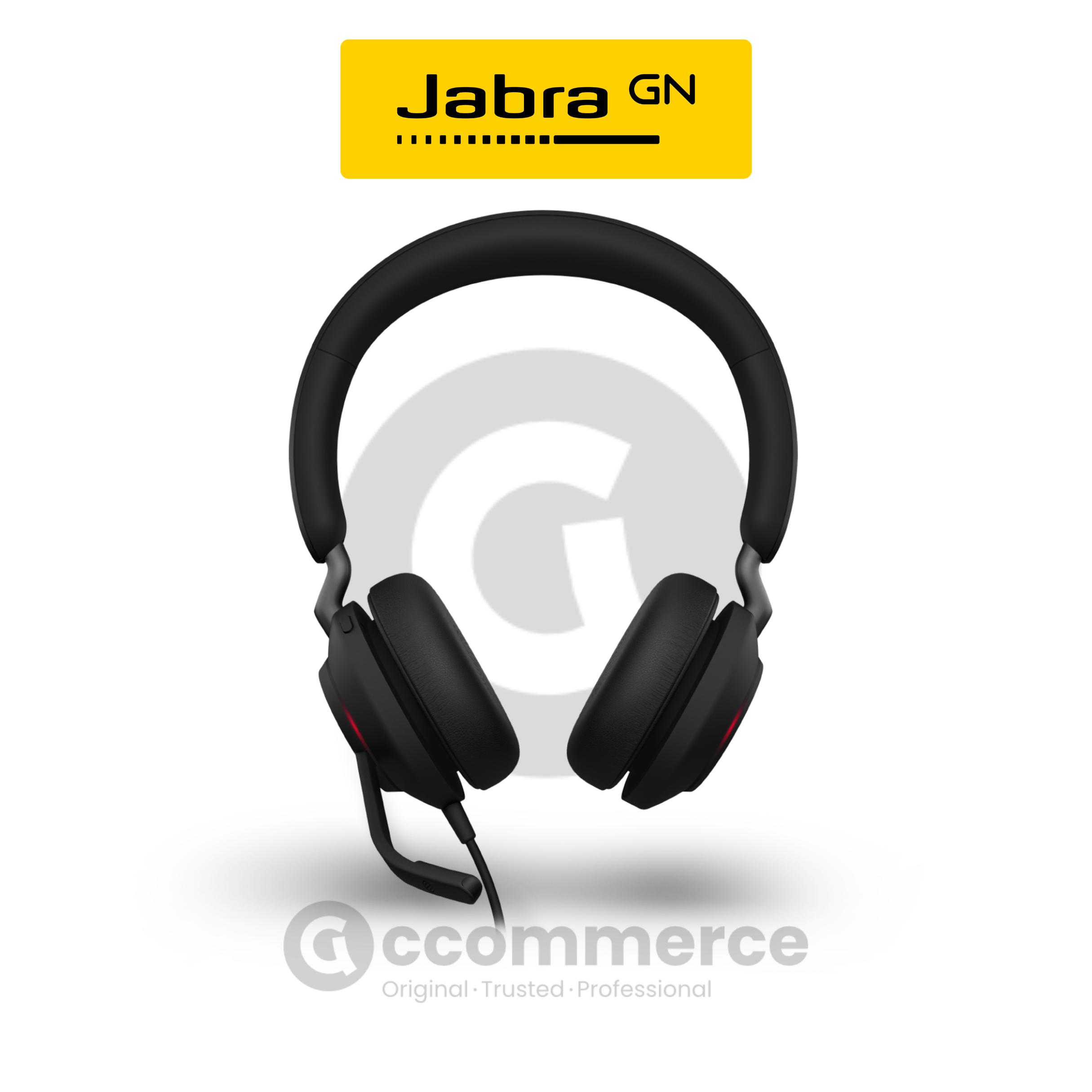 Jabra Evolve2 40 SE, USB-A/USB-C, UC/MS Stereo - Accommerce